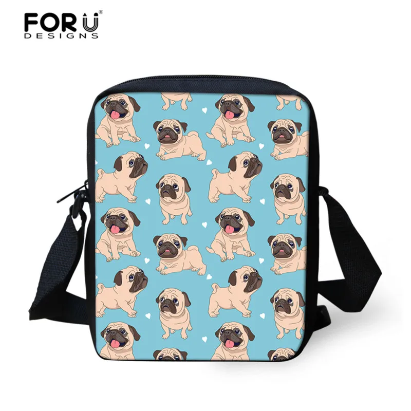 FORUDESIGNS/Для девочек школьные рюкзаки детские школьные рюкзаки в виде мопса щенков сумка для девочки; дети ранец рюкзак сумка Mochila - Цвет: L4763E