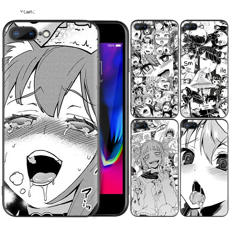 

Silicone Case Shell Coque for iPhone 7 8 6 6S Plus X XS MAX XR 5C 5 5S SE 7Plus 8Plus 7+ 8+ Anime girl cartoon japan cute