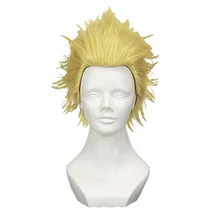 Fate/Grand Order FGO косплей парик Gilgamesh Косплей парики короткий желтый парик костюмы на Хэллоуин волосы для мужчин