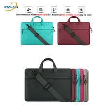 Hot Canvas briefcase Laptop Bag Sleeve Case for MacBook Air Pro Retina 12 13 15 Notebook crossbody messenger 14 15.6 inch Bag