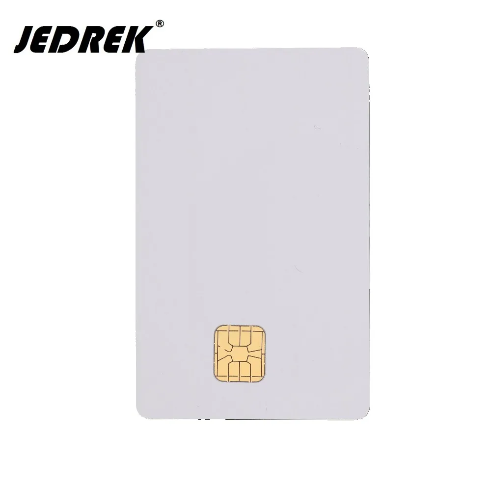 

10pcs/lot white PVC Blank card SLE 4428 chip contact IC smart Card