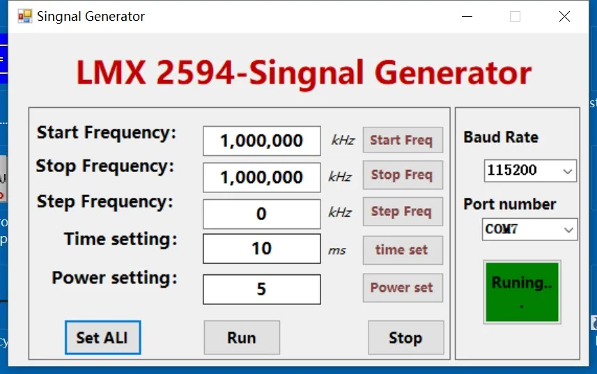 LMX2594 10 МГц-15 ГГц чип источника частоты с амплитудным управлением 0-63 Частота развертки источник Smart Singnal генератор