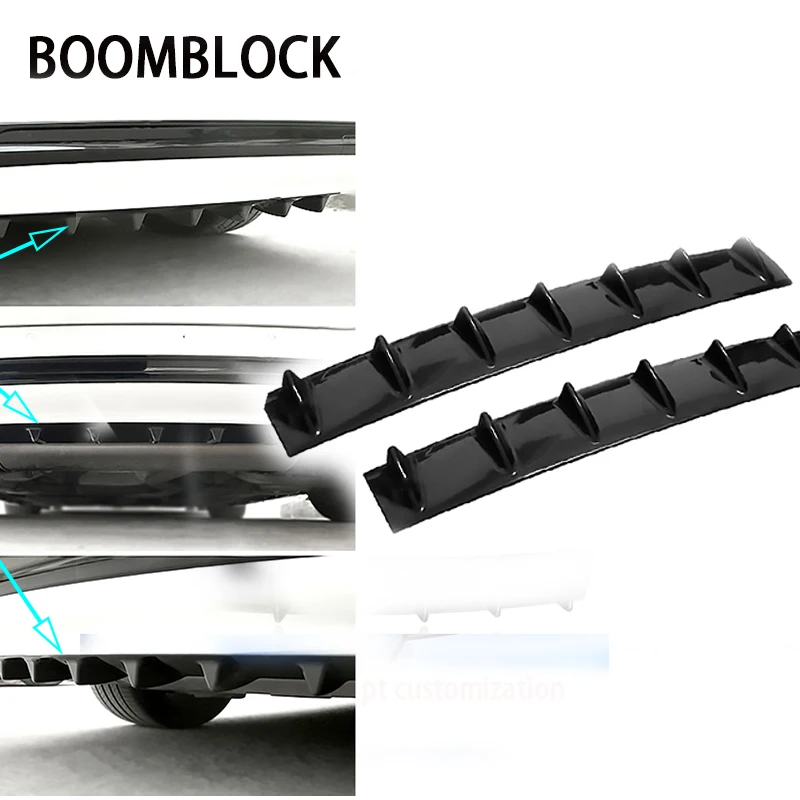 BOOMBLOCK заднего бампера 3D Прохладный наклейки в виде акул для Peugeot 307 206 Jeep Ford Focus 2 3 VW