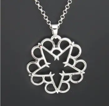

20pcs/Lot BLACK VEIL BRIDES Pendant Necklace BVB letter American Rock Band