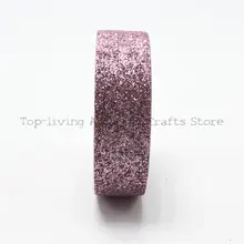 Pink Giltter Washi Tape 5M Length Kawaii Scrapbooking Tools Japanese Stationery Adesiva Decorativa Scrapbook