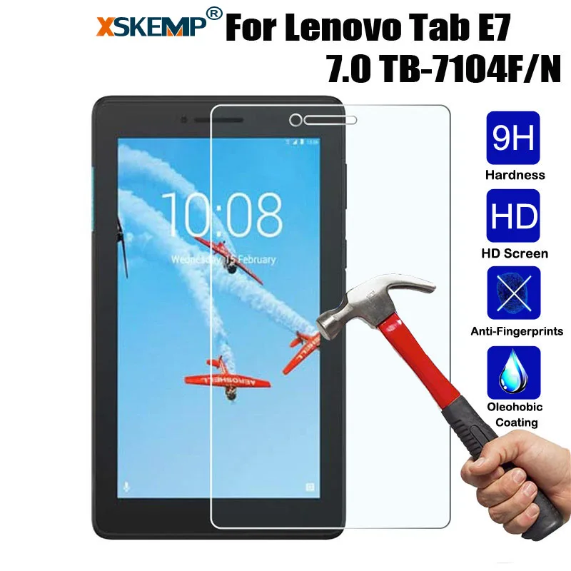 Защитная пленка из закаленного стекла XSKEMP для Lenovo Tab E7 TB-7104F/N/8 ТБ-8304F/E10 TB-X104F/M10