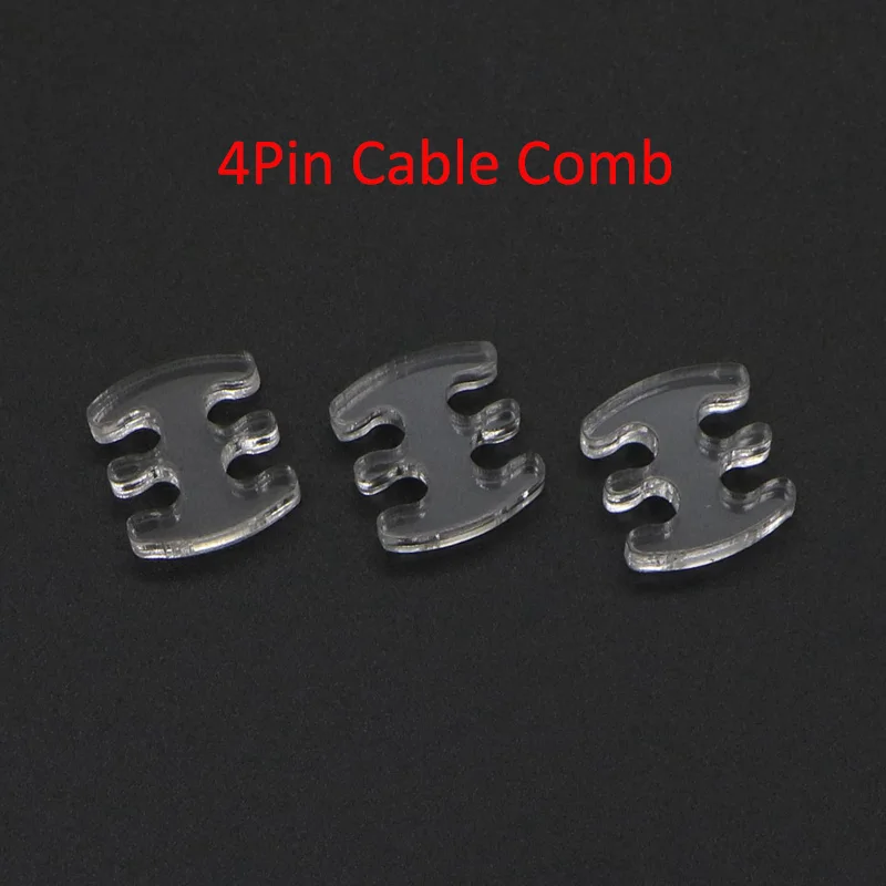 24Pin 16Pin 14Pin 12Pin 8Pin 6Pin 4Pin Open Type Clear Acrylic Comb for Computer Cables.