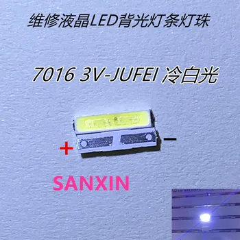 

200pcs JUFEI LED 7016 LED Backlight TV DOUBLE CHIPS Cool white High Power 1.2W 3V 7016 for LED LCD Backlight TV Application