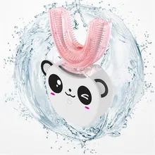 Портативная USB детская Милая автоматическая ультразвуковая вибрационная электрическая зубная щетка для отбеливания зубов, инструмент для красоты