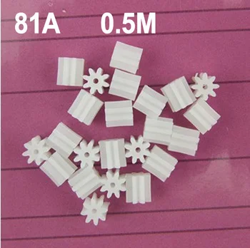 

Spindle wheel 81A 0.5M 1mm hole Hollow glass gear toy accessories plastic toy gears (100pcs/lot)