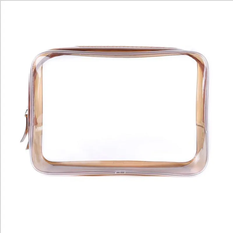 

Cosmetic Bag Women's PVC Transparent Waterproof Makeup Bag Travel Toiletry Storage Organizer Bath Wash Tote Case Large capacity