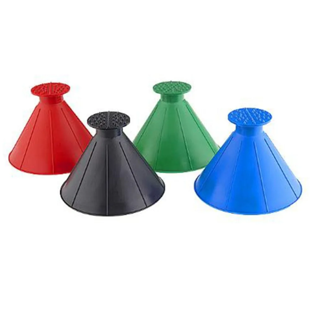 

New Universal Round Ice Scraper Car windshield snow Scraper Funnel Ice Scraper Remove Windshield Snow Winter Car Accessory