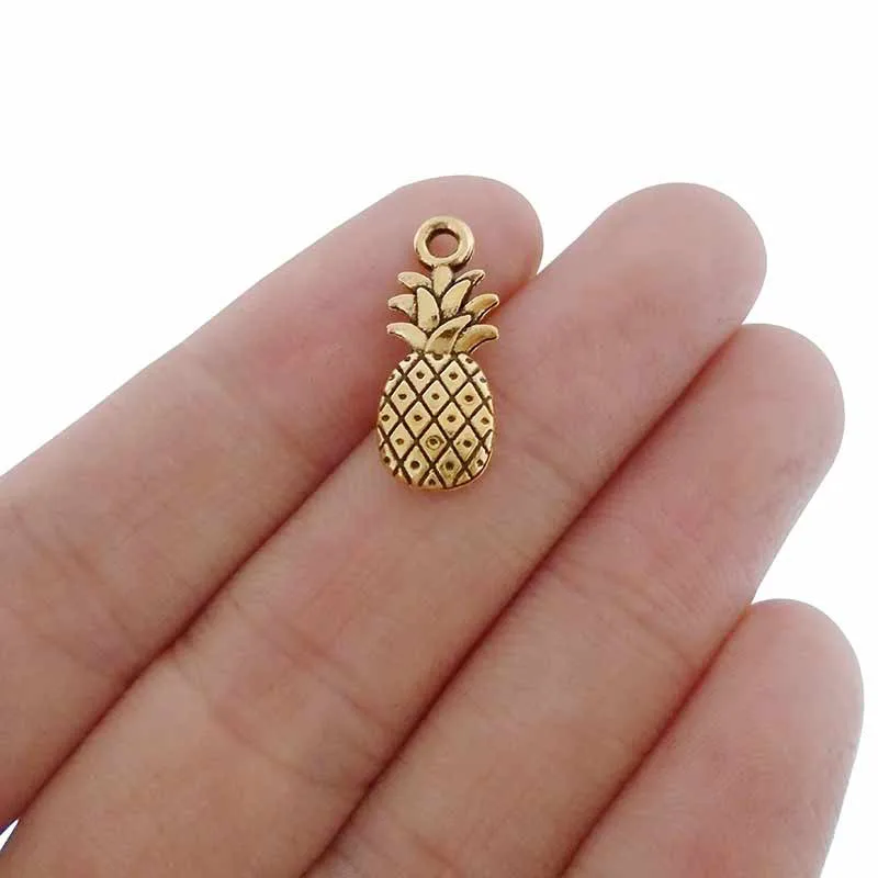 ZXZ-20pcs-Antique-Gold-Tone-Pineapple-Charms-Pendants-2-Sided-for-Necklace-Bracelet-DIY-Jewelry-Making (1)