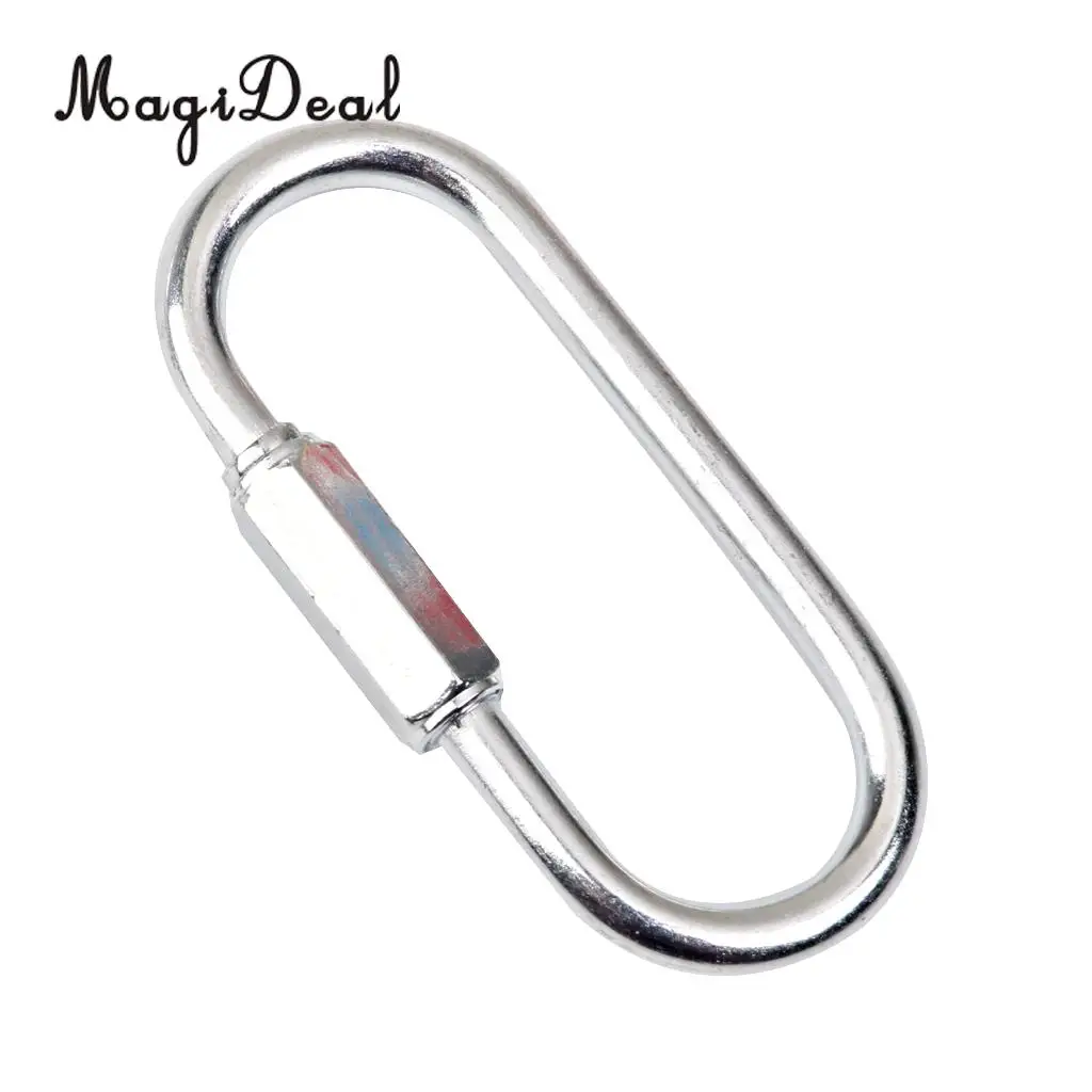 Professional 2Pcs Iron Swing Set Quick Link Clip Snap Hook Swing Connector Outdoor Sport Toys 400KG