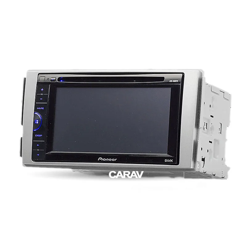 Рамка для установки автомагнитолы CARAV 11 449 двойной Din в Dash Facia Kit HYUNDAI Santa Fe 2006 2012
