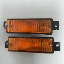 1 пара новая Подлинная лампы желтый для BMW E30 M40 318i 320i 325i переднего бампера Угловые сигнальные свет лампы Замена 1983-1991