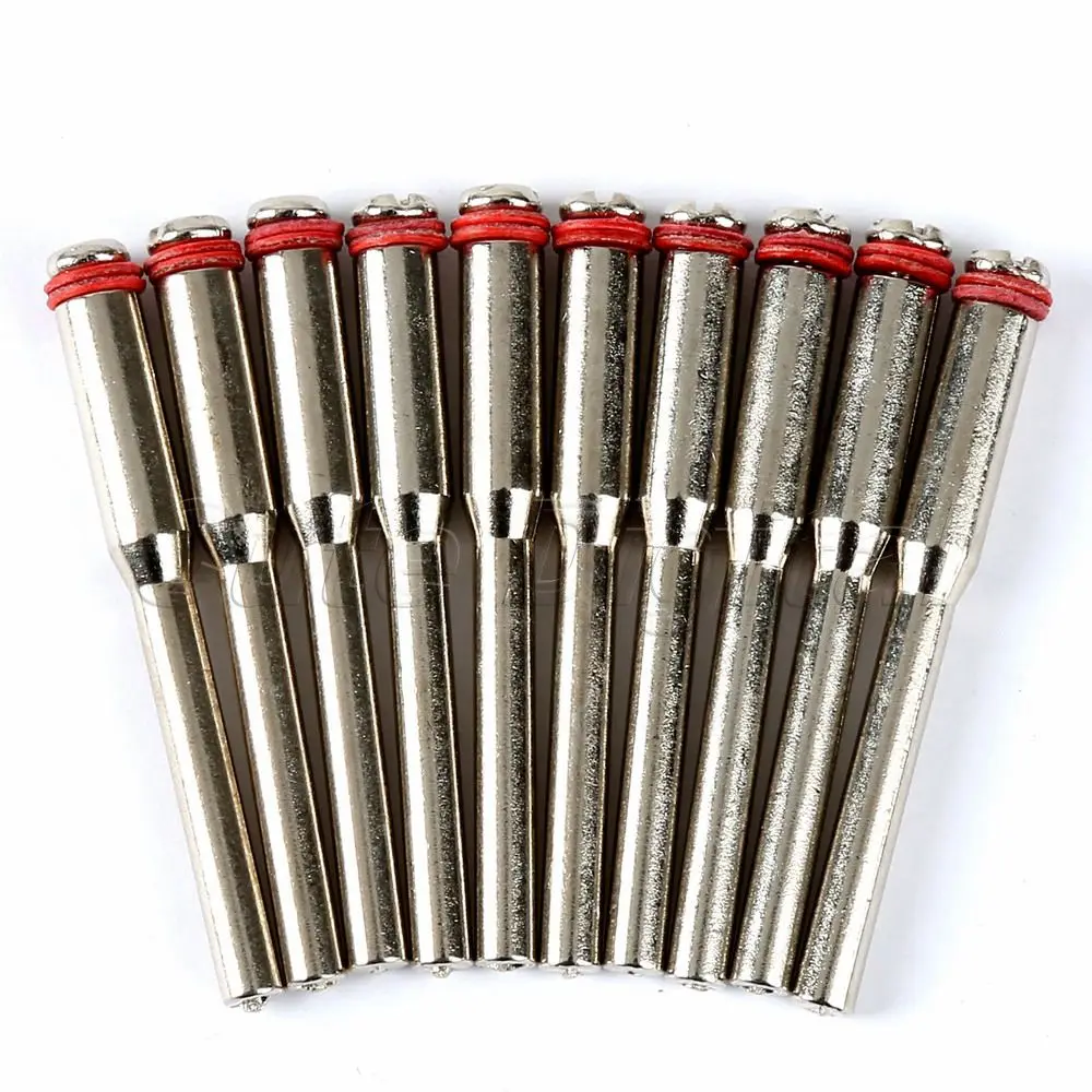 Hot Selling 10 Miniature Clamping Connecting Lever Mandrel Abrasive 2mm Dia Wheel Holder Rotary Type Hobby Woodworking