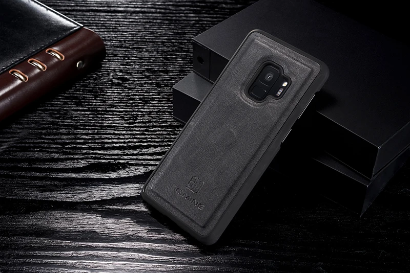 DG. Ming для Samsung Note 8 9 S8 S9 S10 плюс S10E роскошный кожаный магнитный чехол для телефона для Galaxy A3 A5 A7 A6 A8 плюс A9