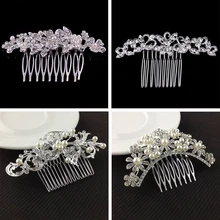 1 шт. Кристалл Стразы Жемчуг Для женщин заколки Элегантные свадебные укладки волос инструменты для невесты свадебный головной убор аксессуары для волос