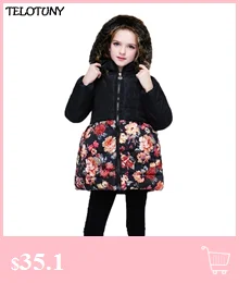 TELOTUNY 2018 Новая горячая Распродажа детские милые пальто Детская куртка теплая зима горячая с капюшоном детская одежда Зимняя верхняя одежда