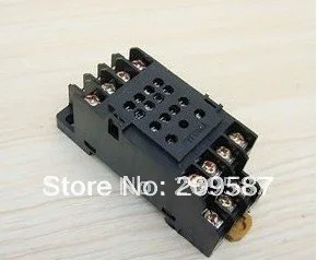 10 шт./набор, 24 V DC катушки Мощность реле DPDT LY2NJ HH62P-L JQX-13F 10A с многоконтактной штепсельной вилкой