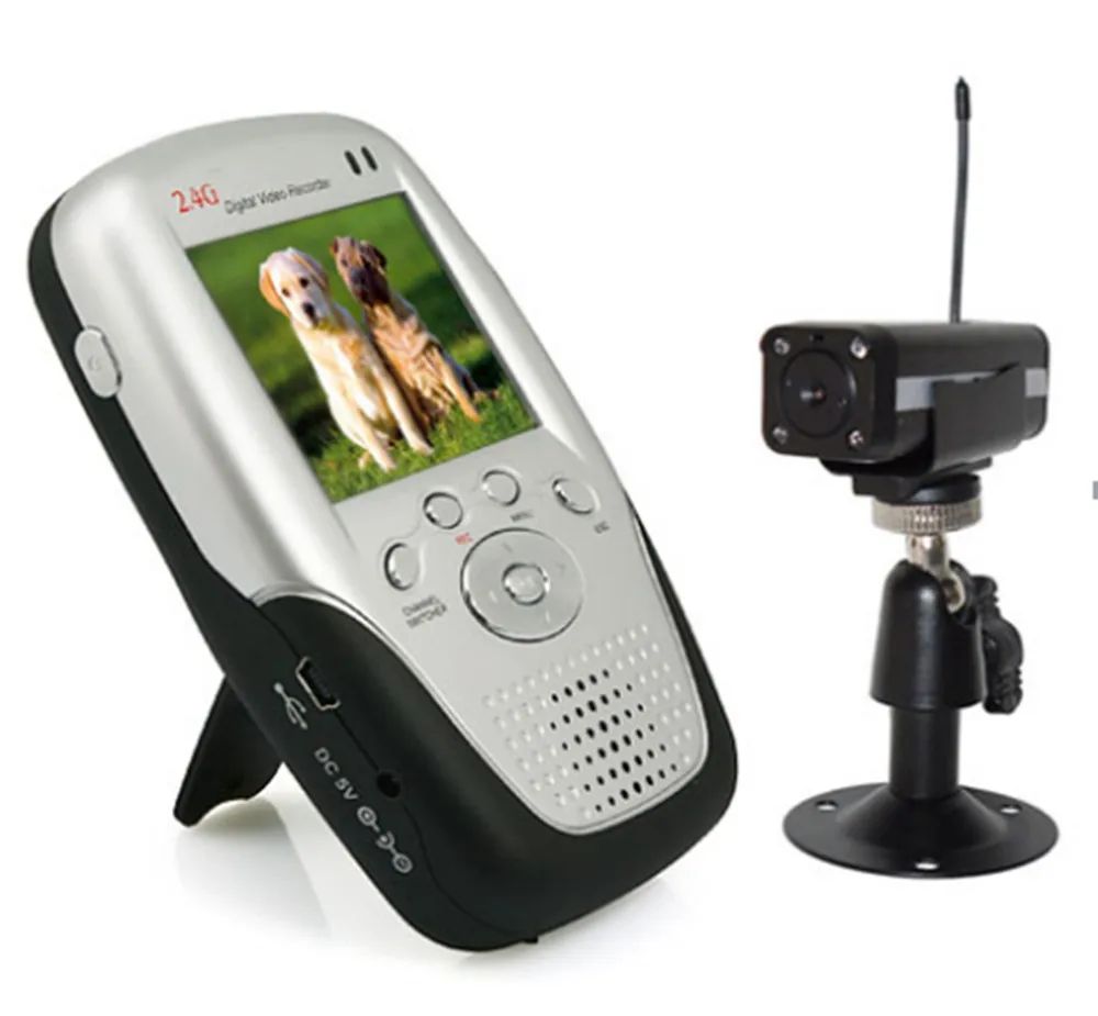 2.4Ghz Wireless Baby Camera IR Night Vision Portable LCD Display