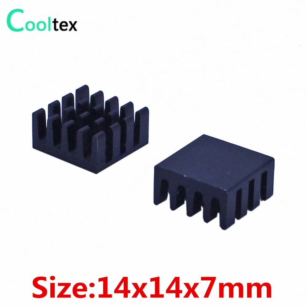 

(2000pcs/lot) 14x14x7mm Aluminum heatsink Extruded heat sink radiator for Electronic IC chip RAM cooler cooling