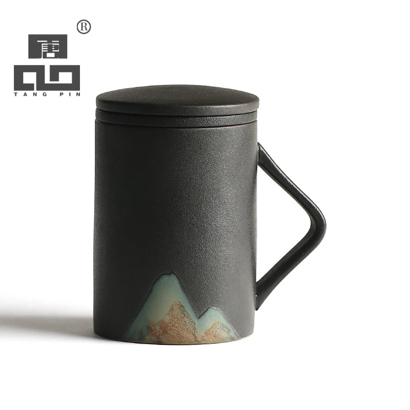 TANGPIN китайские керамические чайные кружки, керамические чашки для путешествий, кофейные кружки с фильтрами 300 мл