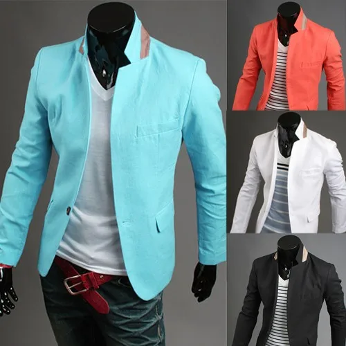 2014 New Men Blazers For Summer Slim Fit Fashion Blazers