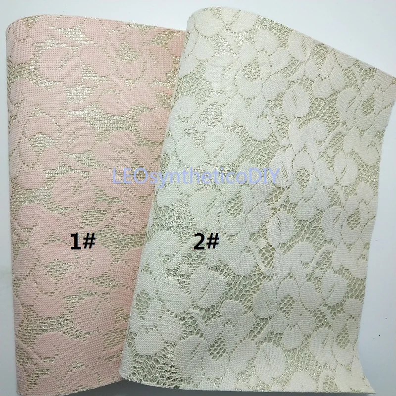 

1PC 21X29CM Synthetic Letaher, Cuero Sintetico Lace Glitter Leather For Making Bows Accessories LEOsyntheticoDIY S125B