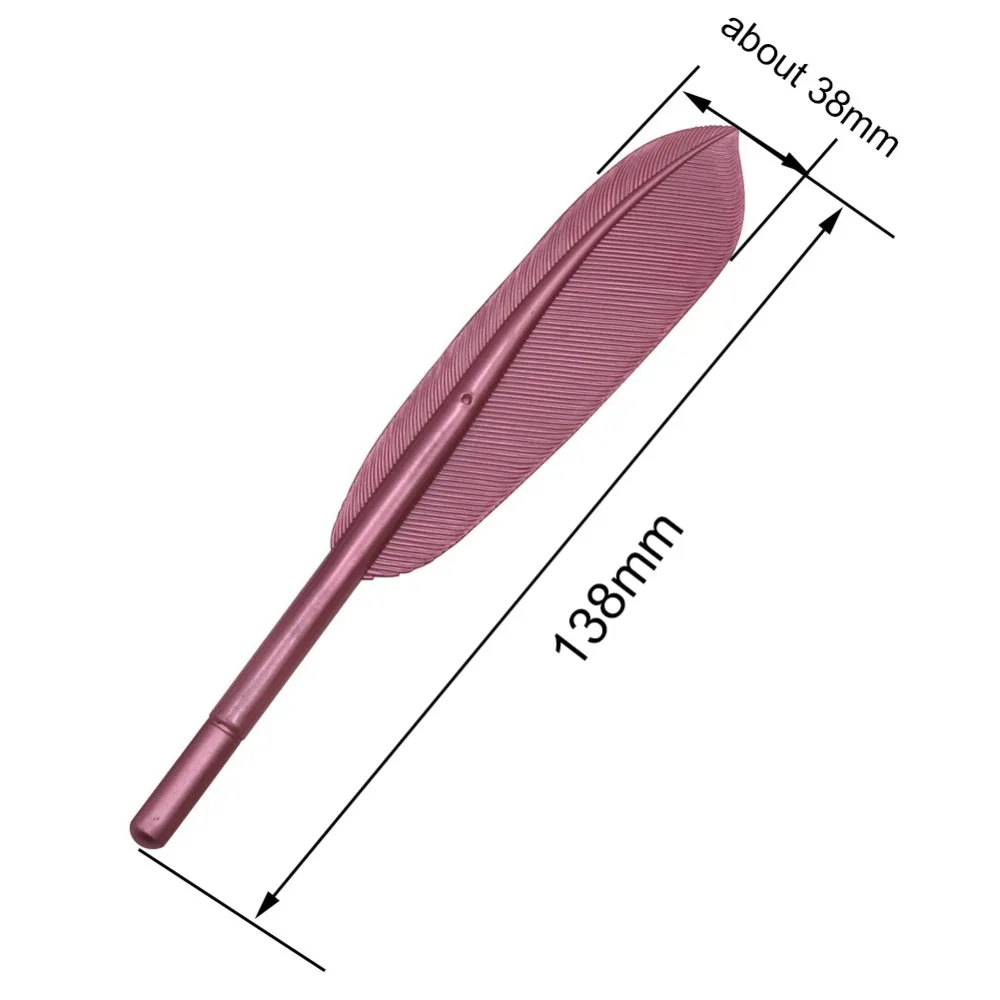 40 шт пластиковые ручки перо Шариковая ручка смешанный цвет милый дешевый товар Kawaii ручка школьные канцелярские наконечники перо 0,38 мм