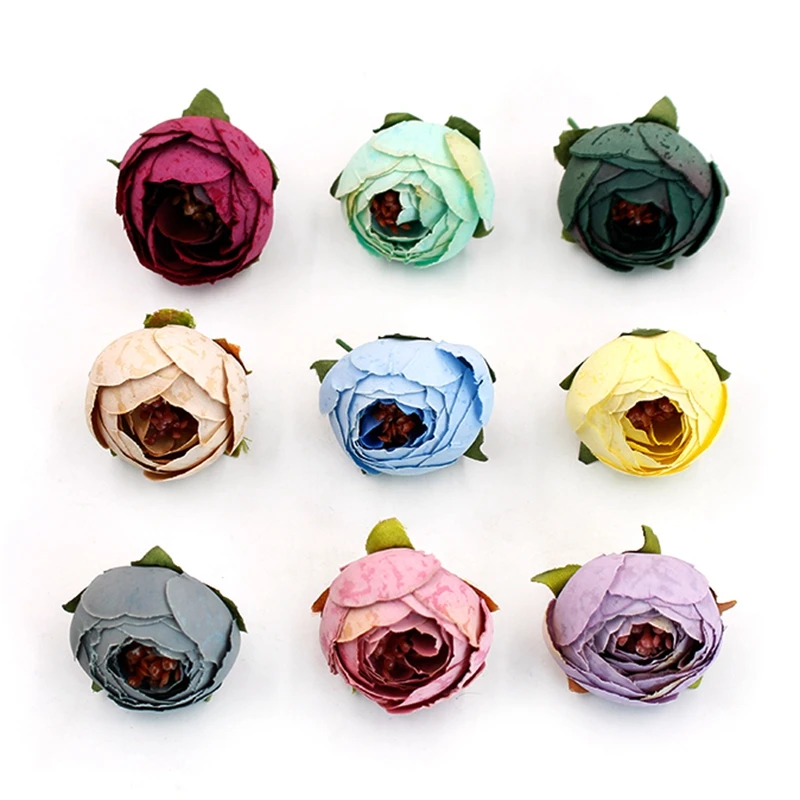 5pcs/lot 4cm artificial flowers high quality silk tea ceremony wedding home party decoration DIY wreath craft flowers 5pcs/lot 4cm artificial flowers high quality silk tea ceremony wedding home party decoration DIY wreath craft flowers