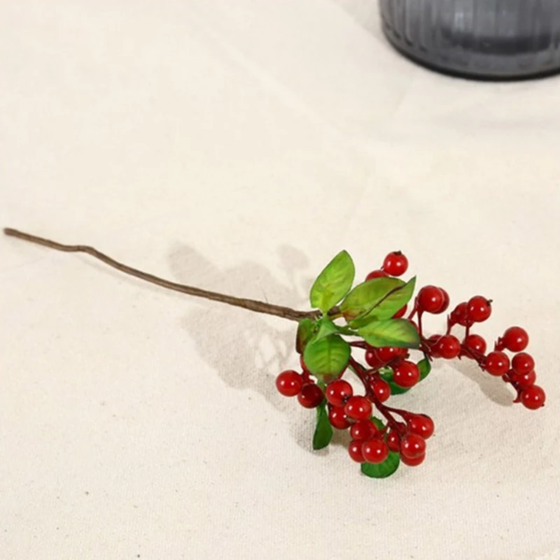 Искусственные черники фруктовая Веточка с ягодами стол цветы для домашнего декора поддельные цветы рождественские украшения