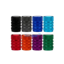 New Arrival 5pcs/set Round Style Car Bicycle Motorcycle Tire Valve Stem Caps Universal Truck Wheel Tyre Valve Cap Cover 9 Color
