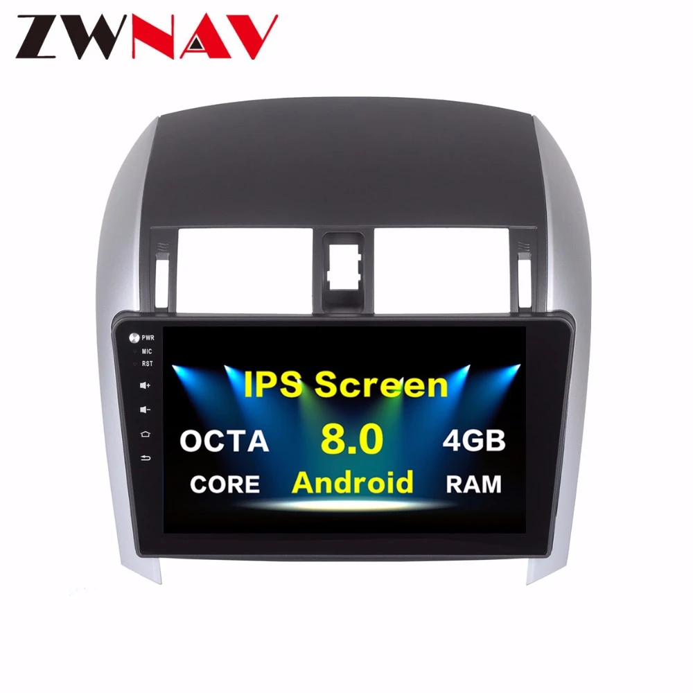 

Android 8.0 Car GPS Navigation head unit For Toyota Corolla 2007 - 2011 multimedia Radio stereo tape recorder no DVD player 4+32