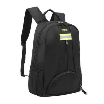 

Foldable Tool Bag 1680D Waterproof Canvas Waterproof Multi-Pocket Tools Backpack Oxford Cloth Heavy Duty Tradesman Tool Bag