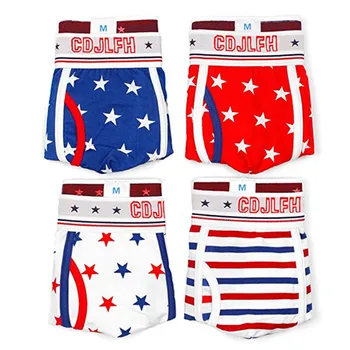 

CDJLFH 4Pcs\lot High-quality Boxer Sexy Underwear Men Brand Panties Cueca New Masculina 2018