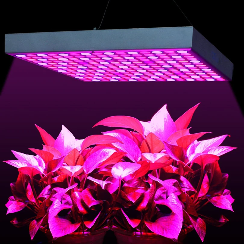 45 Watt Panel LED Grow Light Full Spectrum Hydroponics UV IR Indoor Plant Flower 
