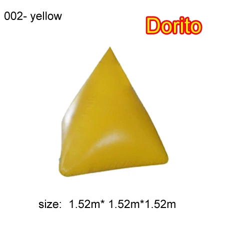 Горячие надувные пейнтбол бункер препятствия маркер китай цена 0,7 мм ПВХ брезент - Цвет: 002 yellow