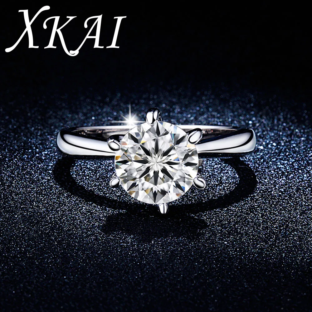 Round White Gold Wedding Rings For Women AAA CZ stone women engagement