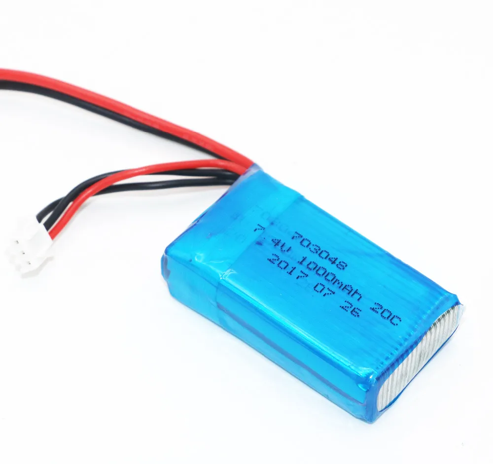 3 шт./лот для WLtoys V262 V353 V912 батарея 7,4 V 1000mAh 20C 2S Li-Po батарея для радиоуправляемого вертолета квадрокоптера