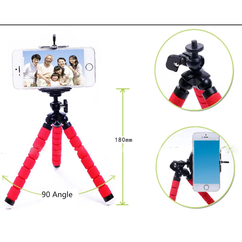 Гибкий портативный мини-штатив для телефона Iphone samsung Xiaomi huawei Canon DSLR камеры аксессуары Tripode Para Movil стенд