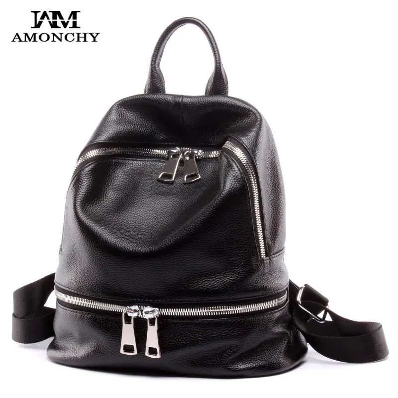 New Arrival Genuine Leather Backpacks Women Cowhide Backpacks Designer Brand Backpack Of Ladies Shoulder Bag Travel