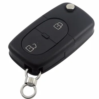 Jinyuqin CR1620 Supporto Della Batteria Chiave Borsette Per Audi A2 A3 A4 A6 Vecchi Modelli 2/3 Pulsante di Vibrazione Pieghevole Chiave A Distanza caso - Jinyuqin CR1620 Supporto Della Batteria Chiave Borsette Per Audi A2 A3 A4 A6 Vecchi Modelli