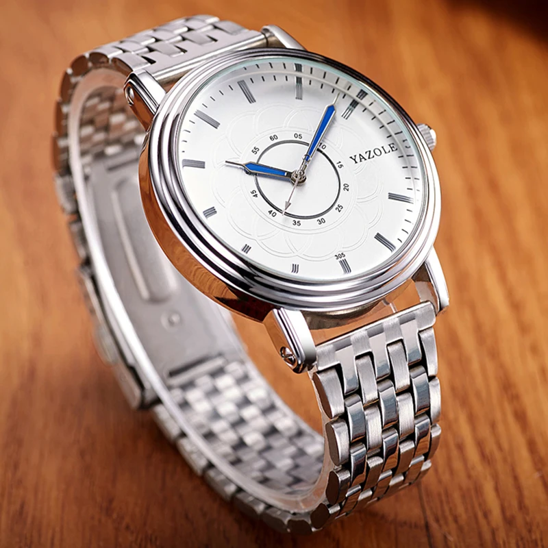 

2020 YAZOLE Men Top Brand Watches Luxury Full Steel Men's Watch Men Watch Fashion Wrist Watch Clock erkek kol saati reloj hombre