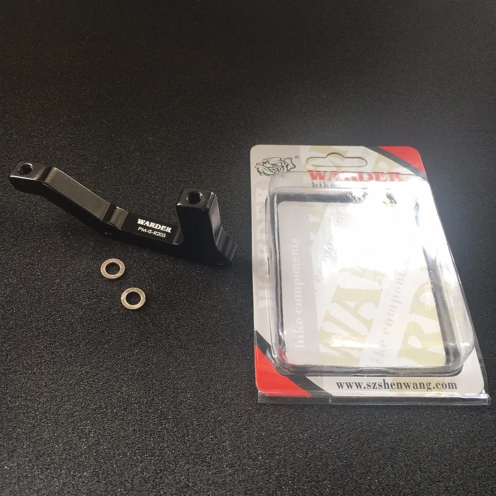 WARDER Mountain Bike Disc Brake Mount Adapter bracket For Rear 203mm rotors IS