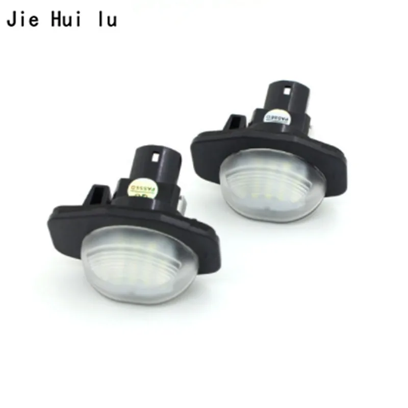 2X Car LED License Plate Lights 12V 3528 SMD Number Plate Lamp For