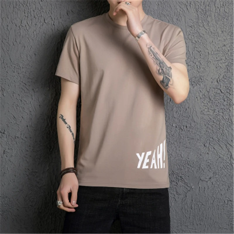 10pcs/lot 2018 New Summer Explosive Men's T-shirt Cotton Casual Short Sleeve O-Neck t-shirt Men Clothing 3XL Tops Tees