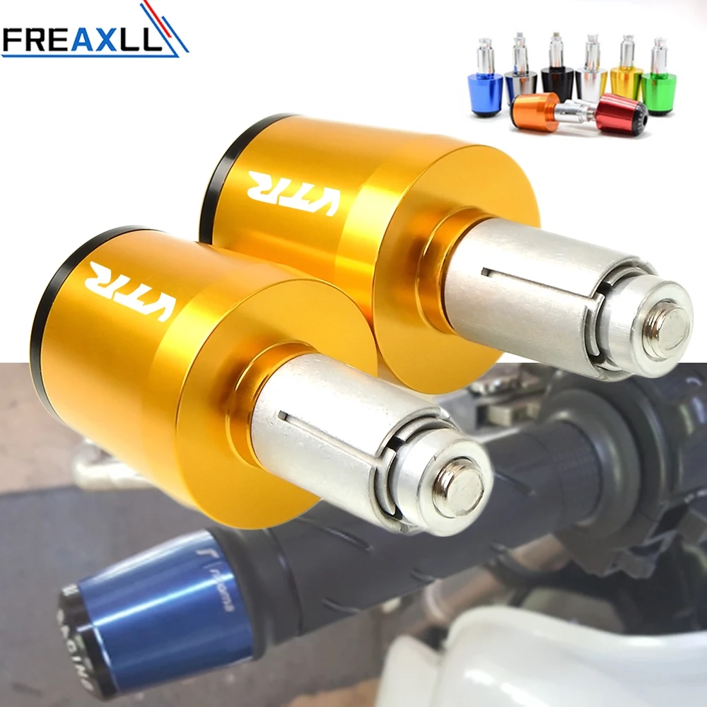

For Honda VTR1000F/FIRESTORM VTR 1000 F 1998-2005 CNC Plugs Motorcycle 7/8'' 22mm Handlebar Moto Handle Bar Grips Cap Ends