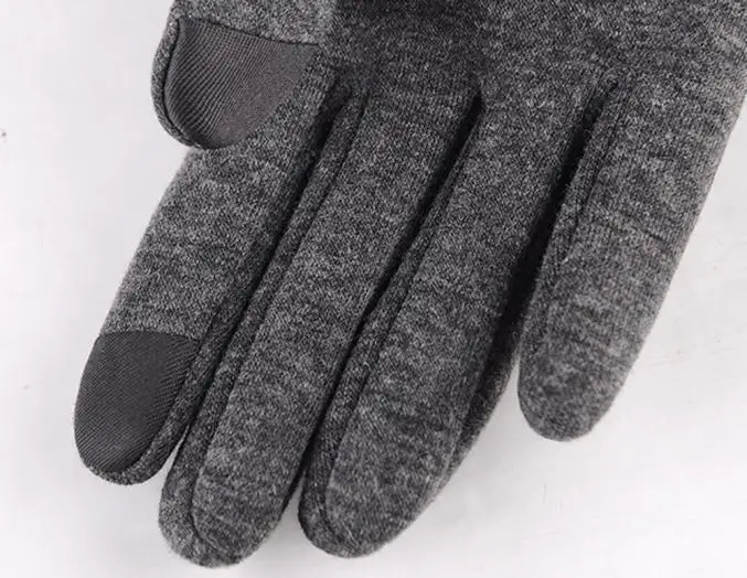 Горячая Женская Функция касания экрана перчатки 2019 новые женские зимние теплые элегантные кружевные сращивающиеся теплые перчатки
